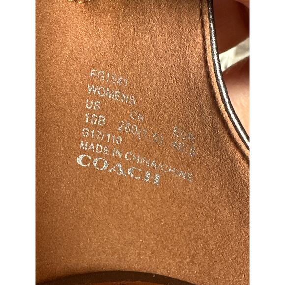 Coach Sandal -  Gunmetal Size 10B - Picture 9 of 9